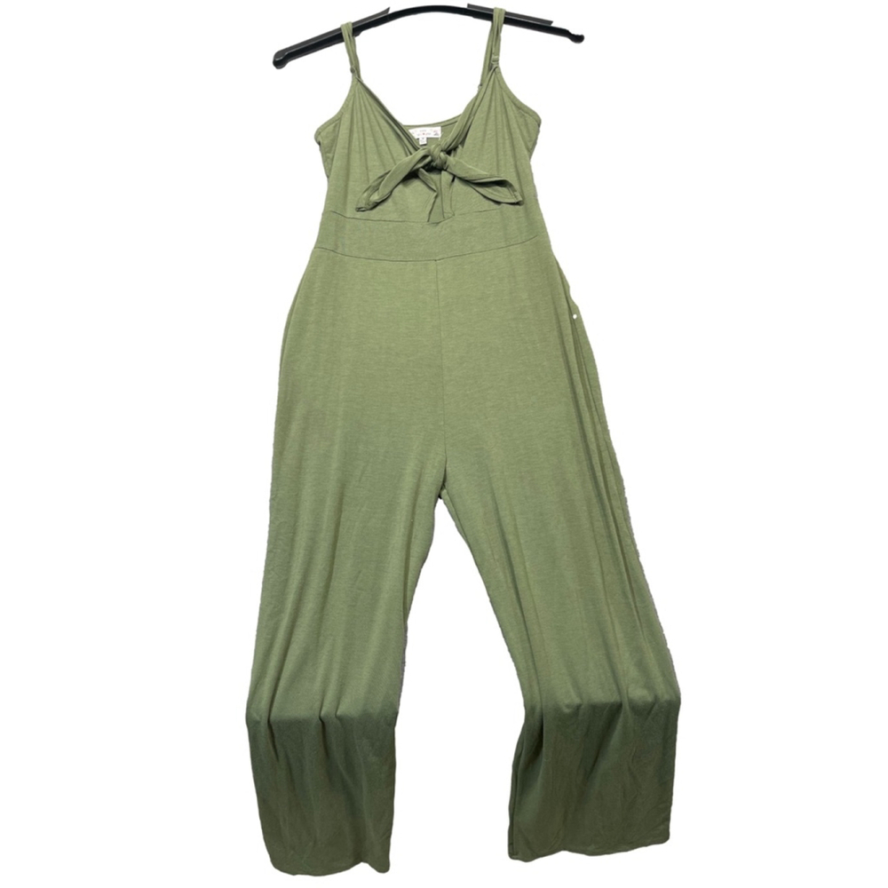 Women's POOF NEW YORK Green Jumpsuit Size M
